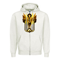 Oatmeal Heather #metropolis drama Zipper Hoodie - maiPhamDesign