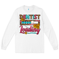 White Dentist Loading With Coffee Mug Long Sleeve Tee - FaDigitalArtStudio