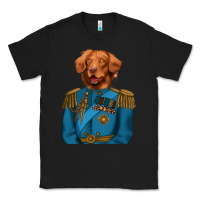 Black Golden Retriever Dog Portrait,Custom Pet Portraits,Renaissance Dog Classic Tee - RanaPortraitStore