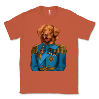 Copper Golden Retriever Dog Portrait,Custom Pet Portraits,Renaissance Dog Classic Tee - RanaPortraitStore