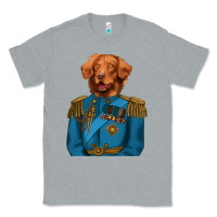 Heather Grey Golden Retriever Dog Portrait,Custom Pet Portraits,Renaissance Dog Classic Tee - RanaPortraitStore