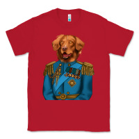 Red Golden Retriever Dog Portrait,Custom Pet Portraits,Renaissance Dog Classic Tee - RanaPortraitStore