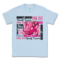Dusty Blue volleyball pink out breast cancer Classic Tee - RanaPortraitStore