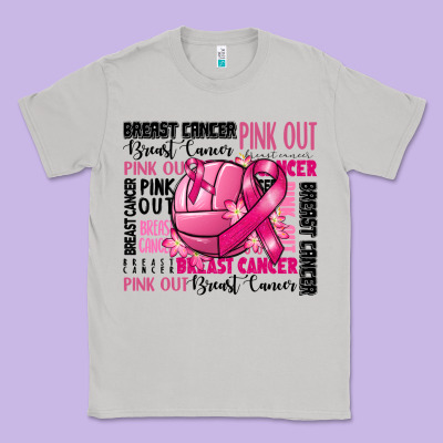 Volleyball Pink Out Breast Cancer Classic Tee Designed By Ranaportraitstore