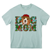 Arona Christmas Beagle Dog Mom Heavy Core Tee - RanaPortraitStore