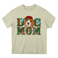 Mossy Christmas Beagle Dog Mom Heavy Core Tee - RanaPortraitStore
