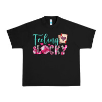 Black feeling lucky Urban Heavy Tee - OliviaCreatesArt