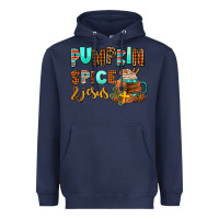 Navy pumpkin spice and jesus Heavyweight Hoodie - AdoDesignShop