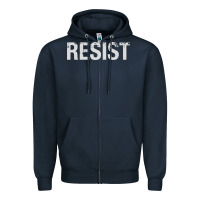 Navy resist united states america protest rebel political Zipper Hoodie - maiPhamDesign