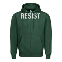 Sports Green resist united states america protest rebel political Zipper Hoodie - maiPhamDesign
