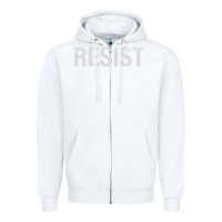 White resist united states america protest rebel political Zipper Hoodie - maiPhamDesign