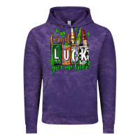 Cloud Purple St. Patrick's Forget luck give me beer Vintage Hoodie - OliviaCreatesArt