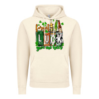 Vintage Artic St. Patrick's Forget luck give me beer Vintage Hoodie - OliviaCreatesArt