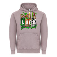 Vintage Zinc St. Patrick's Forget luck give me beer Vintage Hoodie - OliviaCreatesArt