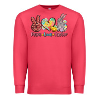 Cardinal peace love easter Premium Sweatshirt - AdoDesignShop
