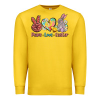 Lemon peace love easter Premium Sweatshirt - AdoDesignShop