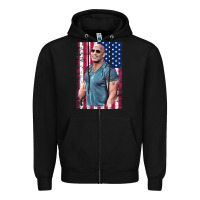 Black Dwayne The Rock Johnson Men Gift Zipper Hoodie - maiPhamDesign