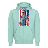 Seafoam Dwayne The Rock Johnson Men Gift Zipper Hoodie - maiPhamDesign