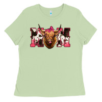 Matcha Western Highland Cow mom Ladies Tee - HowdyJamesFarm