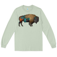 Matcha leopard bison Long Sleeve Tee - RanaPortraitStore