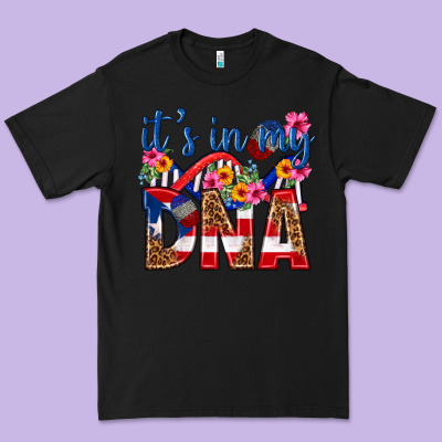 Its In My Dna Puerto Rico Premium Tee Designed By Texasbilliewilder