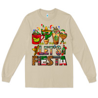 Mushroom Let's Fiesta Mexico Coffee Cups With Cactus Long Sleeve Tee - FaDigitalArtStudio