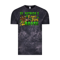 Cloud Black St. Patrick's know Jesus arose Vintage Tee - CowGirlArtShop