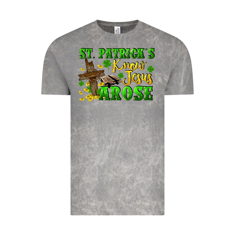St. Patrick's Know Jesus Arose Vintage Tee by CowGirlArtShop | Teevron