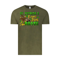 Vintage Olive St. Patrick's know Jesus arose Vintage Tee - CowGirlArtShop
