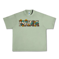 Oil Green mama sunflower leopard Urban Heavy Tee - OliviaCreatesArt