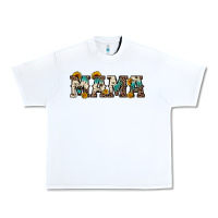 White mama sunflower leopard Urban Heavy Tee - OliviaCreatesArt