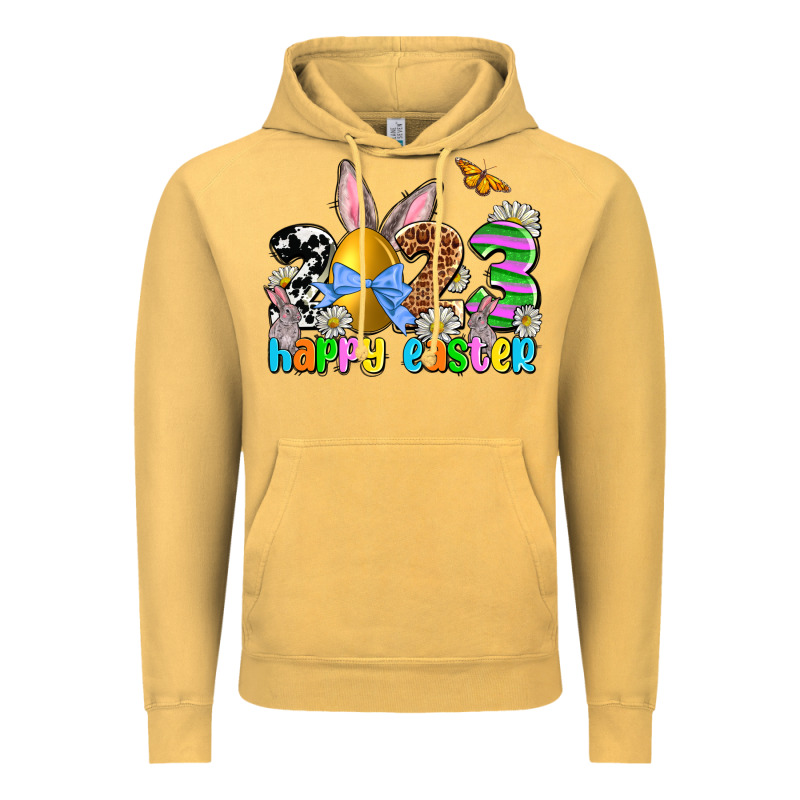 Easter Day 2023 Happy Easter Vintage Hoodie by OliviaCreatesArt | Teevron