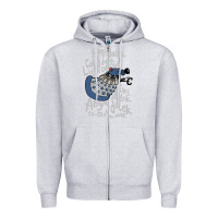 Heather Grey Little can of hate movie special dalek Zipper Hoodie - maiPhamDesign