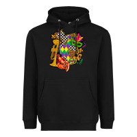 Black mississippi map mardi gras Heavyweight Hoodie - AdoDesignShop