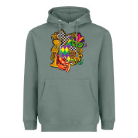 Sage mississippi map mardi gras Heavyweight Hoodie - AdoDesignShop