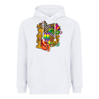 White mississippi map mardi gras Heavyweight Hoodie - AdoDesignShop