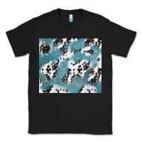 Black teal glitter and cowhide Classic Tee - TumblerDesignByShophia