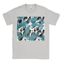 Moon Dust teal glitter and cowhide Classic Tee - TumblerDesignByShophia