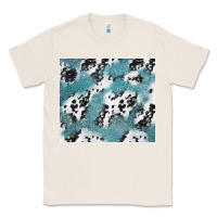 Natural teal glitter and cowhide Classic Tee - TumblerDesignByShophia