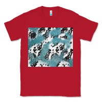 Red teal glitter and cowhide Classic Tee - TumblerDesignByShophia