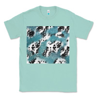Seafoam teal glitter and cowhide Classic Tee - TumblerDesignByShophia
