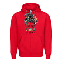 Red nurse cna life messy bun Zipper Hoodie - BarkalooDesign