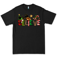 Black christmas believe Premium Tee - texasbilliewilder