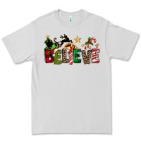 Dove Grey christmas believe Premium Tee - texasbilliewilder