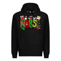 Black Nurse Juneenth Premium Hoodie - CowhideDigitalArt