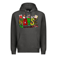 Charcoal Heather Nurse Juneenth Premium Hoodie - CowhideDigitalArt