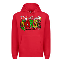 Red Nurse Juneenth Premium Hoodie - CowhideDigitalArt
