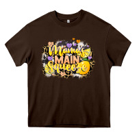 Chocolate Brown Mama's main squeeze Heavy Core Tee - NancyCooperArtShop