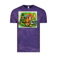 Cloud Purple St. Patrick's Day gnomies with truck tumbler Vintage Tee - HowdyJamesFarm