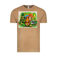 Vintage Camel St. Patrick's Day gnomies with truck tumbler Vintage Tee - HowdyJamesFarm